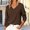Coffee, variant on Women's Long Sleeve V Neck Sweaters, Classic Knit Pullover Basic Tops, Soft Comfy Fall Winter Layer Clothes,S-XXL