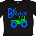 thumbnail image 4 of Inktastic Big Brother Tractor Boys Long Sleeve Baby Bodysuit, 4 of 5