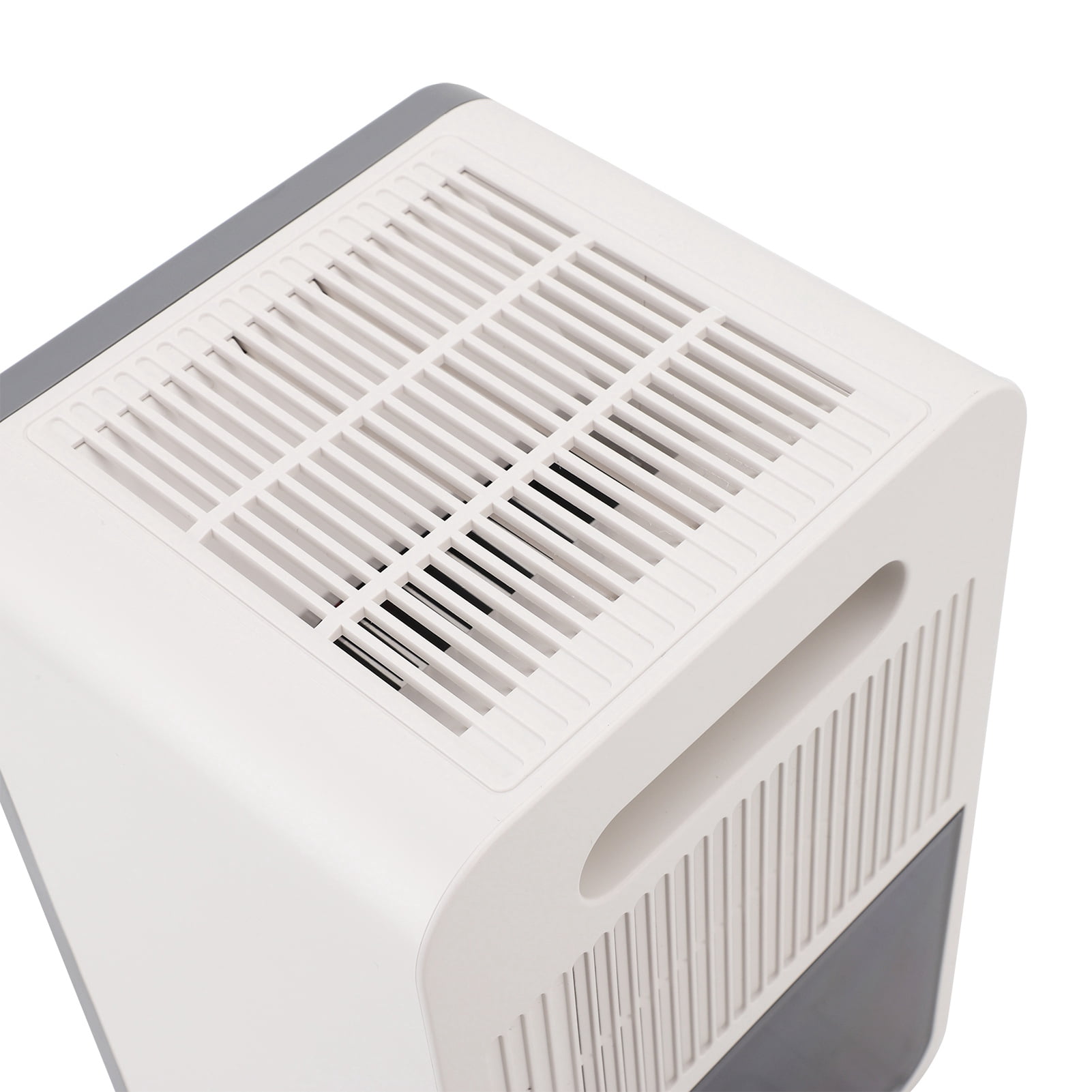 BIMZUC Semiconductor Dehumidifier EU Plug, Quiet 9.5x5.9x5.3 in / 24.2x15x13.4 cm Air Dryer for Home Basement with Digital Display Defrost Function and 7 Color Light