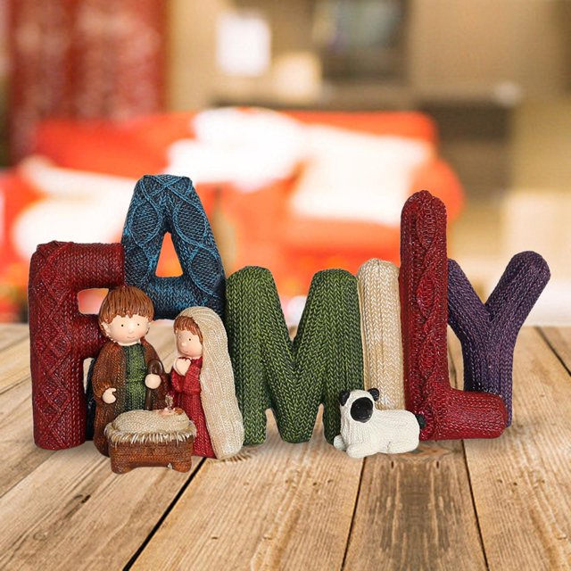 Adornos del alfabeto inglés, figurita para Festival, manualidades decorativas, decoración del hogar, regalos de vacaciones, recuerdo de fiesta, figura , estilo A BLESIY Figura del alfabeto inglés.