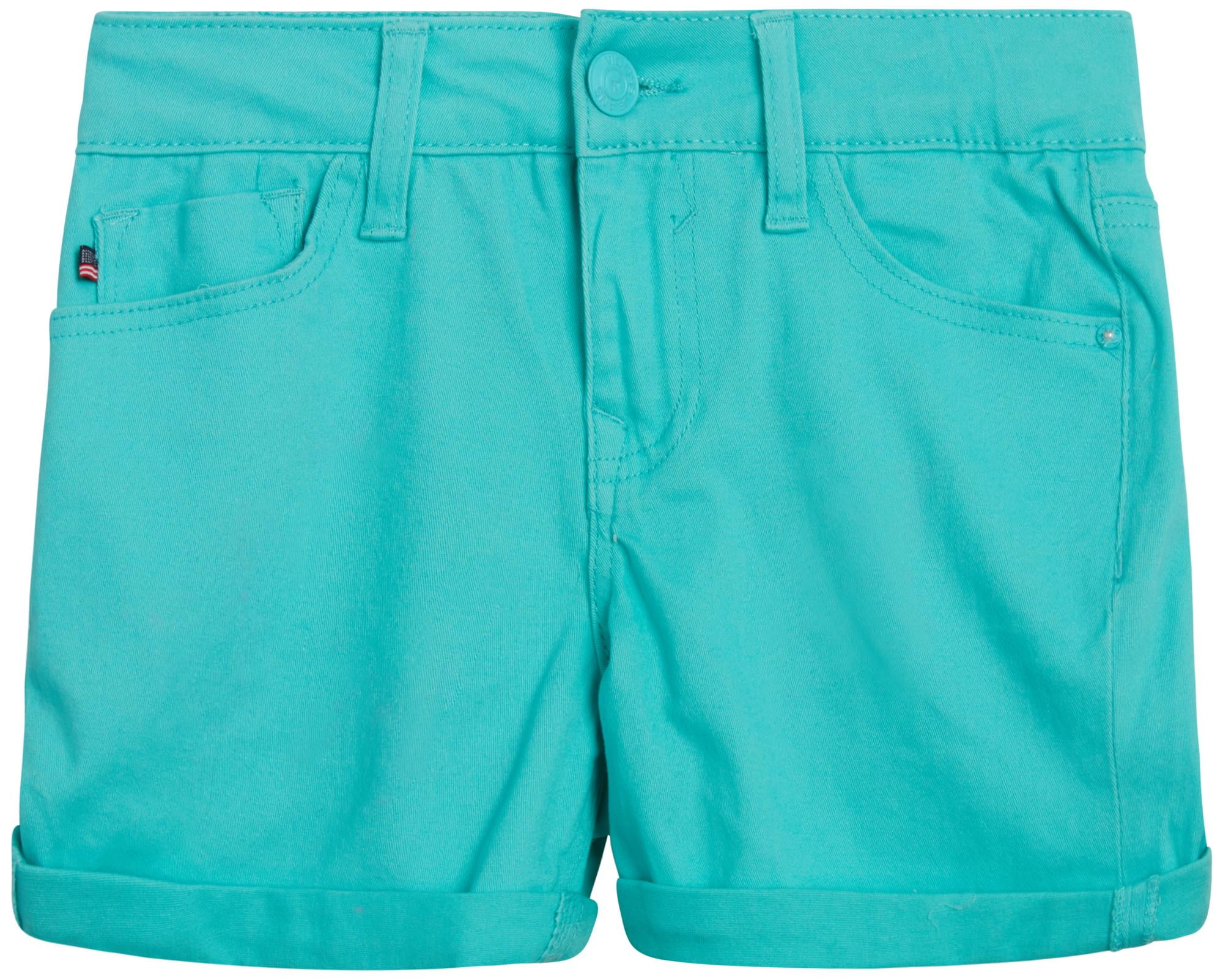 VIGOSS Girls Shorts Adjustable Waist, Stylish Summer Cotton Spandex