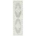thumbnail image 5 of SAFAVIEH Micro-Loop Antonio Medallion Area Rug, Grey/Ivory, 4' x 6', 5 of 10