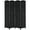 Black#3, variant on Privacy Screen HOMCOM 3 Panel Room Divider, Folding Screen, 5.6', Natural,Partition Screen