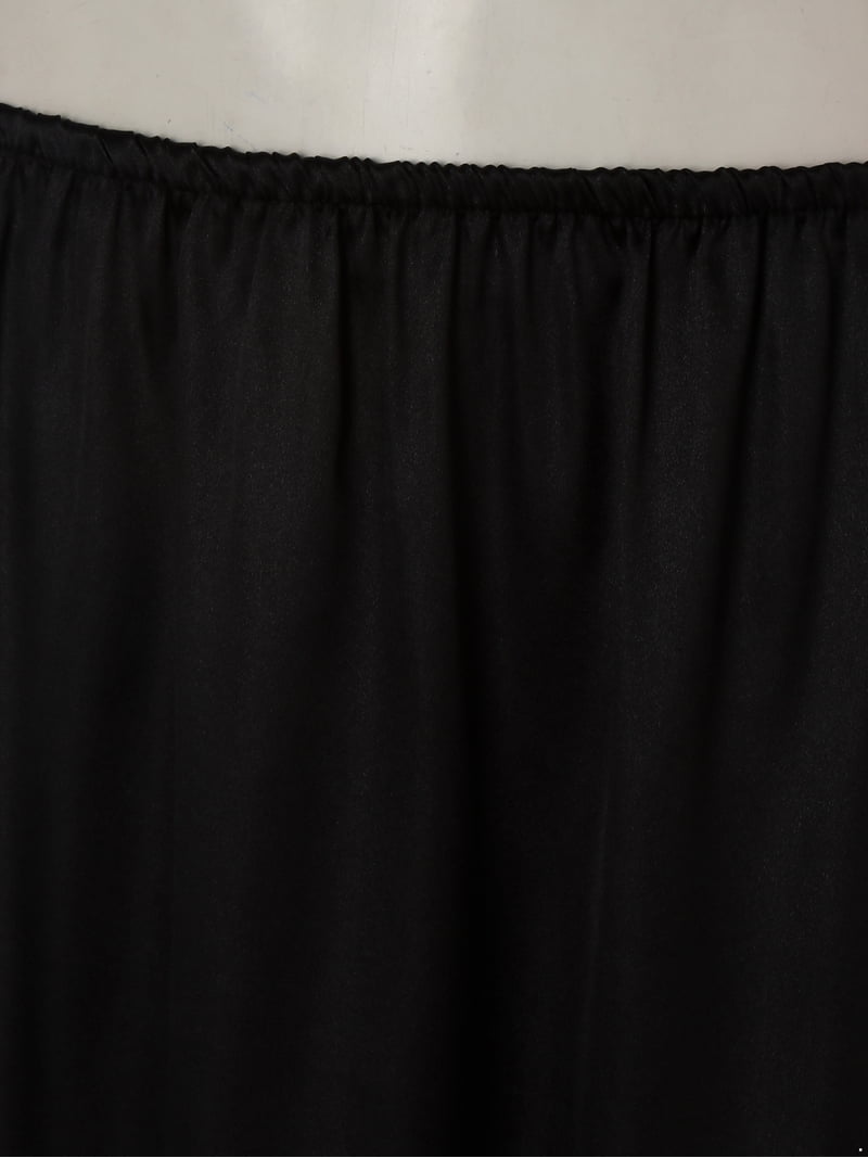 CHICTRY Womens Lace Underskirt Petticoat Under Dress Half Slip Lace Trim  Long Skirt Black M - Walmart.com