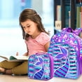 thumbnail image 6 of AGSDON 3PCS Kids Backpacks for Girls, 16" Little Kid Mermaid Sequin Preschool School Bookbag and Lunch Box, 6 of 10