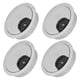 thumbnail image 5 of Paquete de 4 pasacables para escritorios de PC y computadoras, acabado cepillado, gestión eficiente de cables, 5 of 8