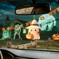 thumbnail image 6 of XIEULQP Halloween 2D Pumpkin and Ghost Cars Pendant, Halloween Ghost Car Accessories Hanging Ornament Crochet Pumpkin and Car Pendant for Cars Rear View Mirror Interior Decoration, 6 of 6