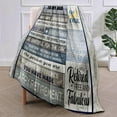 Retirement Blanket Gifts for Dad Grandpa Uncle 2025, Retired Gifts for