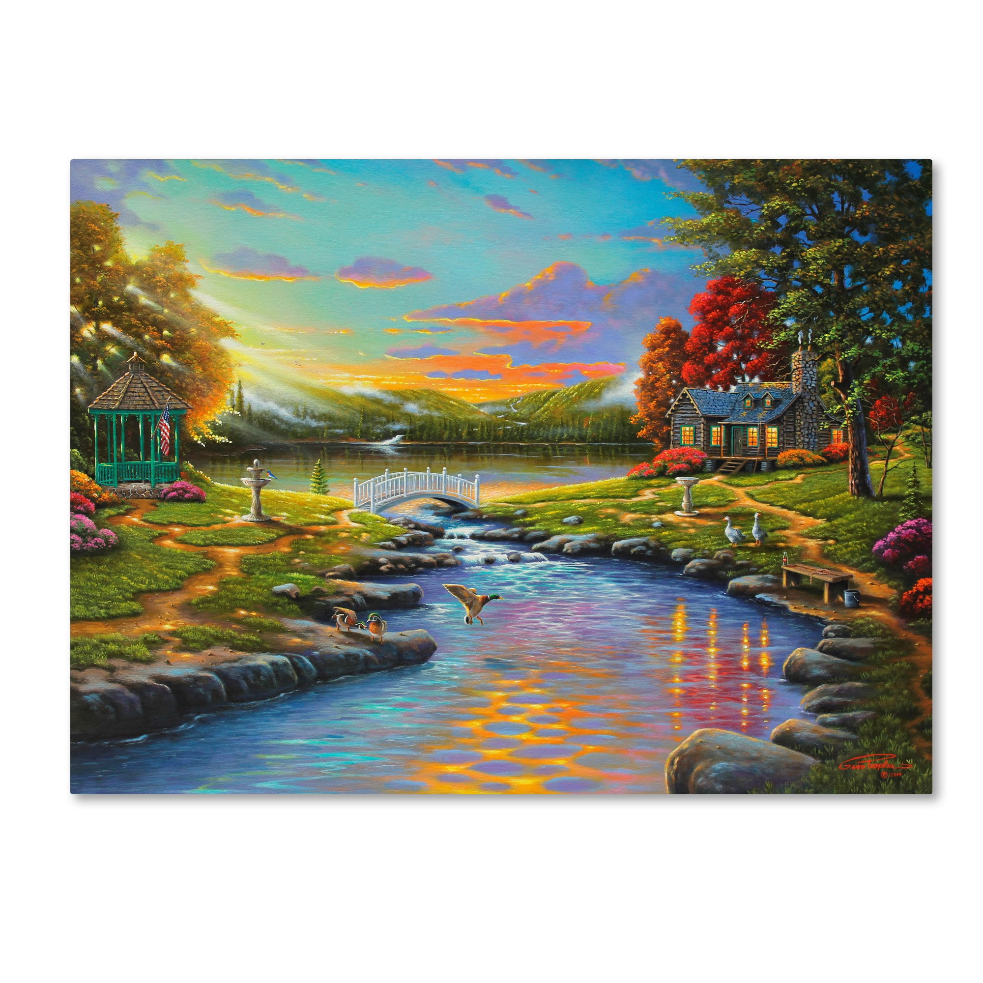 Trademark Fine Art 'Sweet Harmony' Canvas Art by Geno Peoples