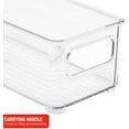 thumbnail image 2 of Sorbus Plastic Storage Bin Clear Stackable Portable, 2 of 7