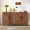 Walnut, variant on GAKMCIL Modern Freestanding Buffet Sideboard with 4 Doors & 4 open shelgves, Entryway Floor Storage Cabinet, Easy Maintenance for Living Room Bedroom Office Kitchen(Espresso)(59.06"L*15.75"W*31.50"H)