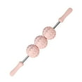 thumbnail image 3 of BELOVING Massage Roller Compact Practical Ergonomic Multifunctional for Foot Legs Arm Three Ball Pink, 3 of 10