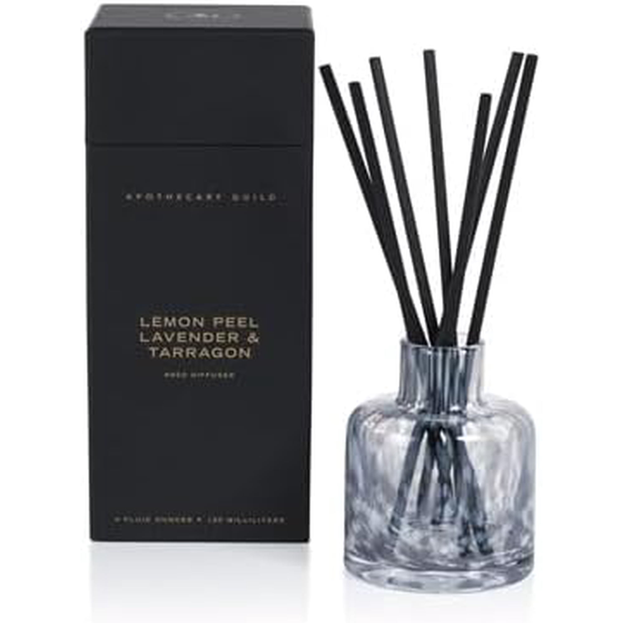 LEMON PEEL LAVENDER and TARRAGON Zodax Apothecary Guild Reed Diffuser - 120 ml - Gift Boxed