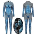 thumbnail image 1 of Movie Avatar 2 Cosplay Costume Carnage Jake Sully Neytiri Zentai Adult Unisex Sexy Jumpsuit Halloween Bodysuit 26s, 1 of 5