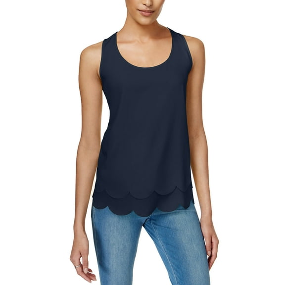 Maison Jules Tiered Cutout Shell Blu Notte XS