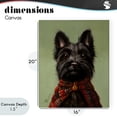 thumbnail image 4 of Stupell Industries Eclectic The Scot Scottish Terrier Canvas Art, 16 x 20, by Lucia Heffernan, 4 of 8