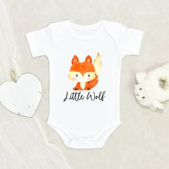 Wilderness Baby Clothes - Little Wolfs Baby Clothes - Woodland Animals Baby Clothes