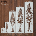 thumbnail image 4 of Stencil1 Redwood Tree Art Stencil 48 Inch, 4 of 7