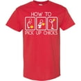 thumbnail image 3 of Inktastic How to Pick Up Chicks Funny T-Shirt, 3 of 5