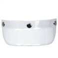 thumbnail image 1 of Universal 3 Snap-Button Visor Flip Up Wind Shield for Open Face Motorcycle Helmet, 1 of 8