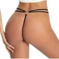 thumbnail image 6 of biudgviw Thongs for Women Low Rise G-String Stretch Strap Panties Underwear Breathable High Cut Seamless Bikini Briefs, 6 of 6