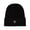 Black, variant on Kids Teddy Bear Crest Rayon-Blend Chunky-Ribbed Cuffed Beanie, L, Navy