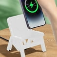 thumbnail image 4 of Staron under $5! 15W Wireless Fast Charging Phone Stand, Detachable Chair Wireless Charger, Desktop Charger with Speaker Function, 4 of 7
