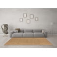 thumbnail image 3 of Ahgly Company Indoor Rectangle Solid Brown Modern Area Rugs, 5' x 7', 3 of 4