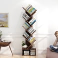 thumbnail image 1 of Librero en Forma de Árbol con Almacenaje, 8 Niveles, Estantería Alta de Madera para Niños y Adultos, Organizador Multifuncional, 1 of 9