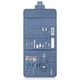 thumbnail image 1 of Set de clippers de uñas con estuche de transporte Pedicura Archivos Tijeras Hombres Mujeres Fingerna Suministros Manicura Kit de cuidado personal Azul Inevent HA011806-03, 1 of 7