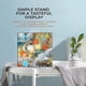 thumbnail image 3 of Plate Stands For Display - Plate Holder Display Stand + Metal Frame Holder Stand For Picture, Decorative Plate, Book, Photo Easel (2 Pack), 3 of 5