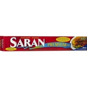 Saran Premium Plastic Wrap, 100-Square Foot Roll 1 each - 4 Pack