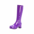 thumbnail image 1 of CEHVOM Bottes Grande Taille pour Femmes Automne Longues à Talons Bas Bottes Pointues Bottes de Chevalier, 1 of 9