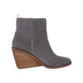 thumbnail image 2 of Dr. Scholl's Womens Mania Leather Almond Toe Booties Gray 9 Medium (B,M), 2 of 3