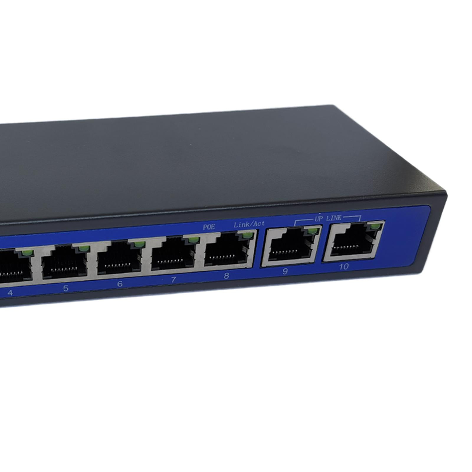 AI POE Switch 4/8/16 Ports Gigabit Network Ethernet 10/100Mbps For
