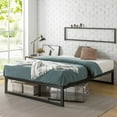 thumbnail image 3 of Cal King Size Platform , Heavy Duty Metal Bed Frame with Under Bed Storage Space, 3 of 5