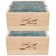 thumbnail image 4 of Rawiri-Juego de 2 cajas de regalo de madera para boda, bolsa de embalaje de dulces exquisita de PVC, accesorio para fiesta de cumpleaños #2, 4 of 8