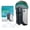 Gray, variant on QUNSE Pocket Microscope with Achromatic Lens, LED and UV Light, Portable Handheld Kids Microscope for Students with 5 Prepared Slides, Phone Adapter, Carrying Bag (Blue)