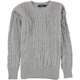 thumbnail image 1 of Suéter de punto de Cable Ralph Lauren para mujer Gris Extra Pequeño, 1 of 2
