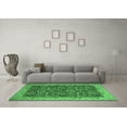 thumbnail image 3 of Ahgly Company Indoor Square Persian Emerald Green Traditional Area Rugs, 7' Square, 3 of 4