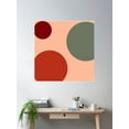 thumbnail image 2 of Happy Cow Poster Wall Art, Modern Wall Decor For Living Room Bedroom, 16x16 UNFRAMED, 2 of 3