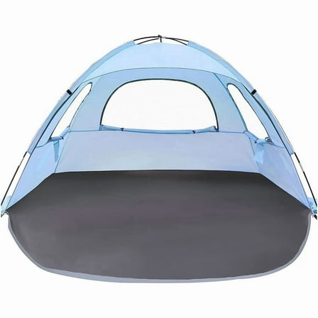 Beach Tent Sun Shelter with Breathable, Portable Outdoor Camping Tent Shade Canopy for Beach & Camping Blue