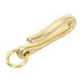 thumbnail image 3 of Uxcell U Shape Hook Keychain, 2" Long Solid Brass Wallet Holder Belt Clip Fish Hook Keychain, 3 of 6