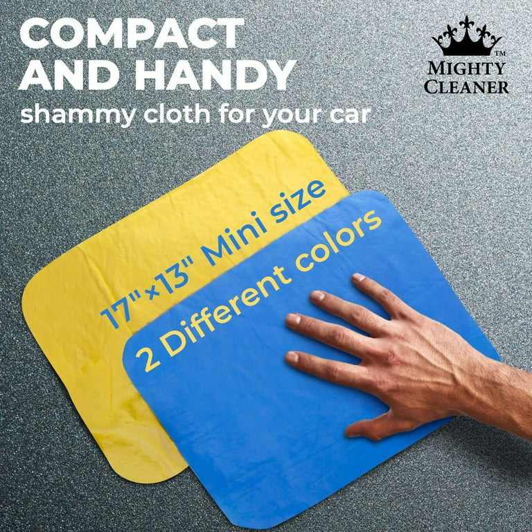 Mighty Cleaner Auto Wash Pack - Premium Chamois Car Drying Towel