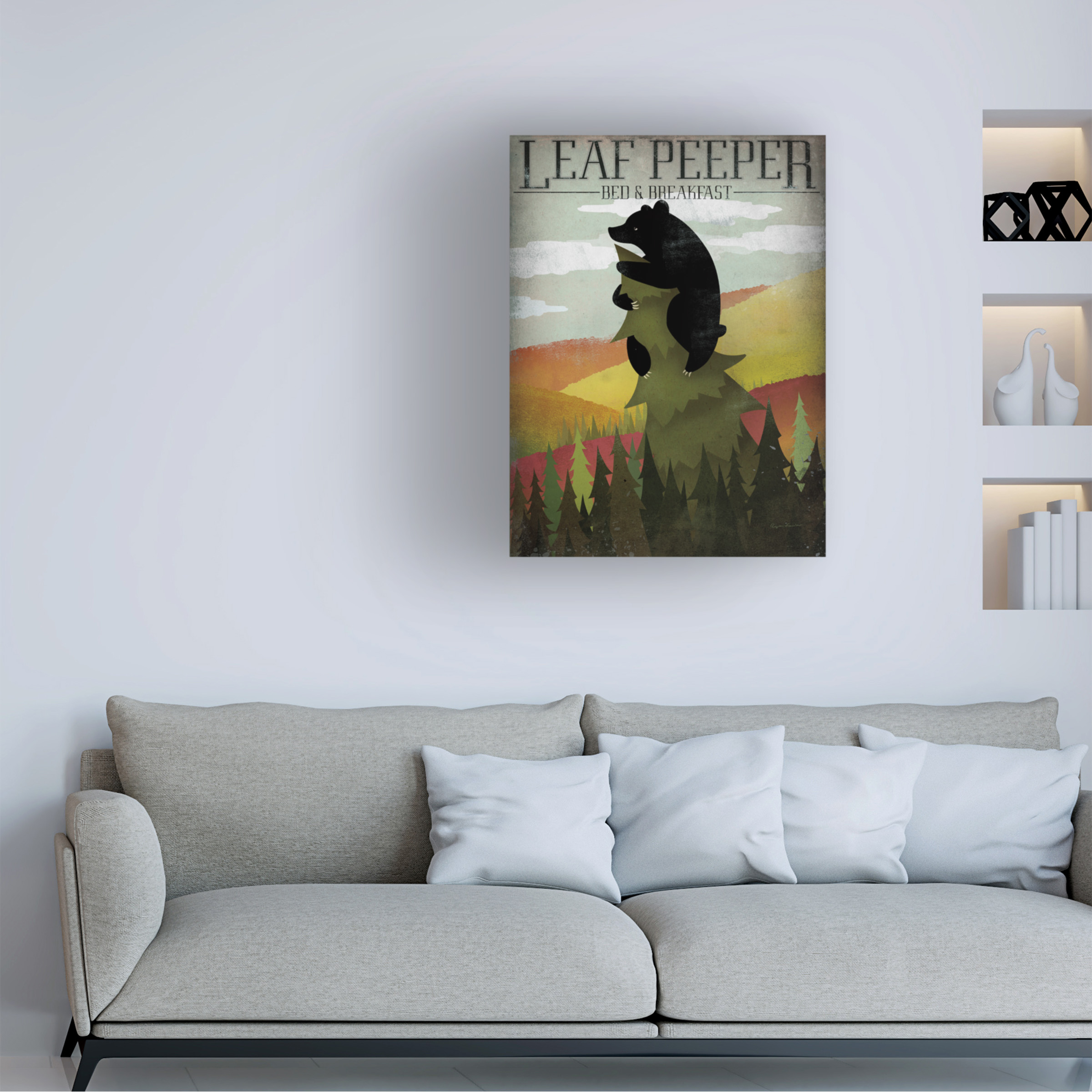 Trademark Fine Art 'Leaf Peeper' Canvas Art by Ryan Fowler