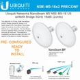 thumbnail image 1 of Ubiquiti Networks NBE-M5-16 5GHz NanoBeam M5 16dBi Kit de Point d'Accès Sans Fil, 1 of 1