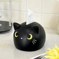 thumbnail image 2 of Dispensador de pañuelos con tapa de plástico para pañuelos, diseño de gato, 2 of 2