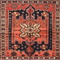 thumbnail image 1 of Ahgly Company Indoor Square Traditional Rust Pink Persian Area Rugs, 10' Square, 1 of 6