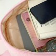 thumbnail image 2 of Wiywef Plush Pink Strawberry Backpack for Women Cute Wings and Cat Scratch Detail Travel Daypack 1-Piece, 2 of 7
