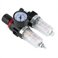 thumbnail image 3 of Air 1/4'' Air Filter Regulator Lubricator Water Pressure Compressor Moisture Trap Oil Separator, 3 of 8